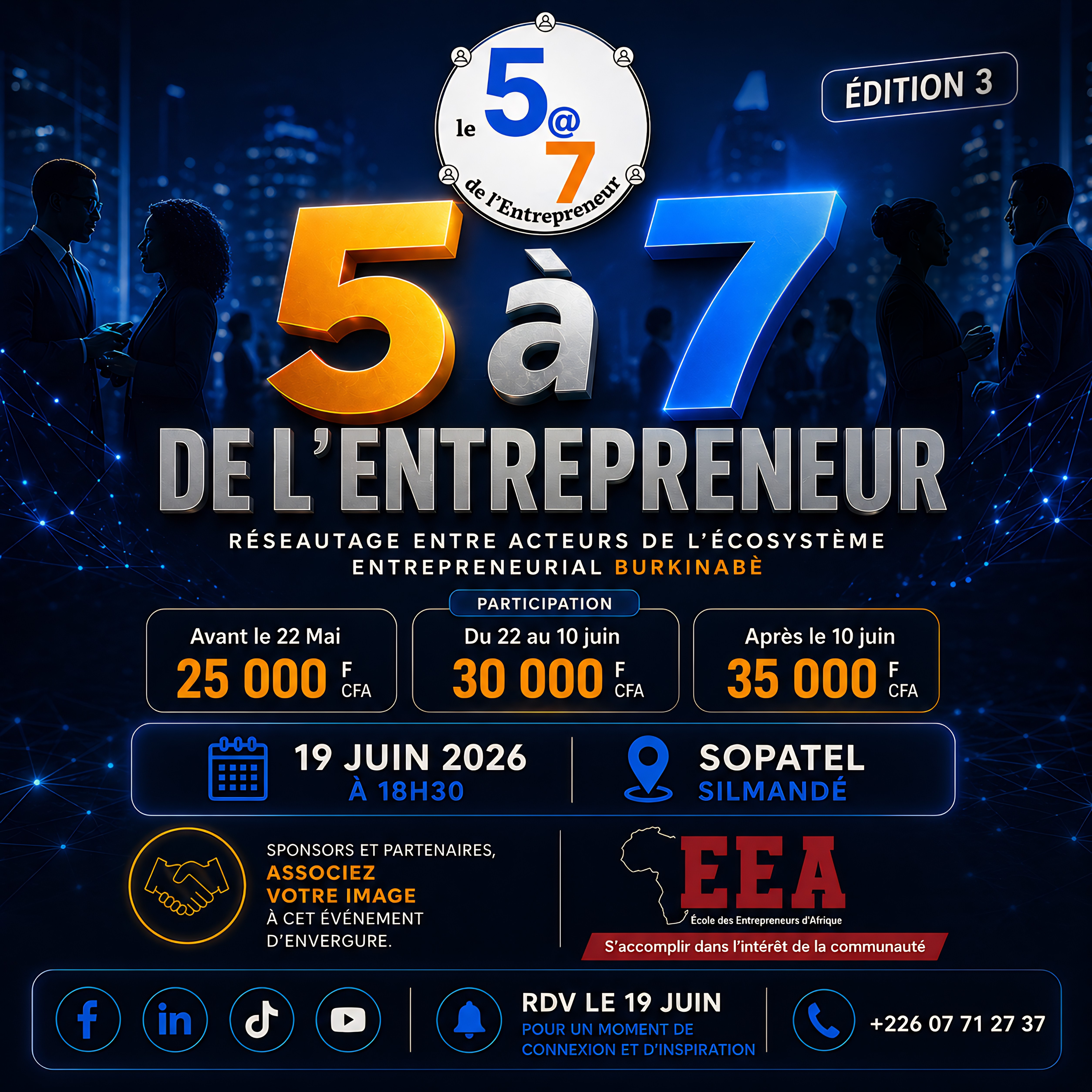 5 à 7 de l&rsquo;Entrepreneur, édition 3