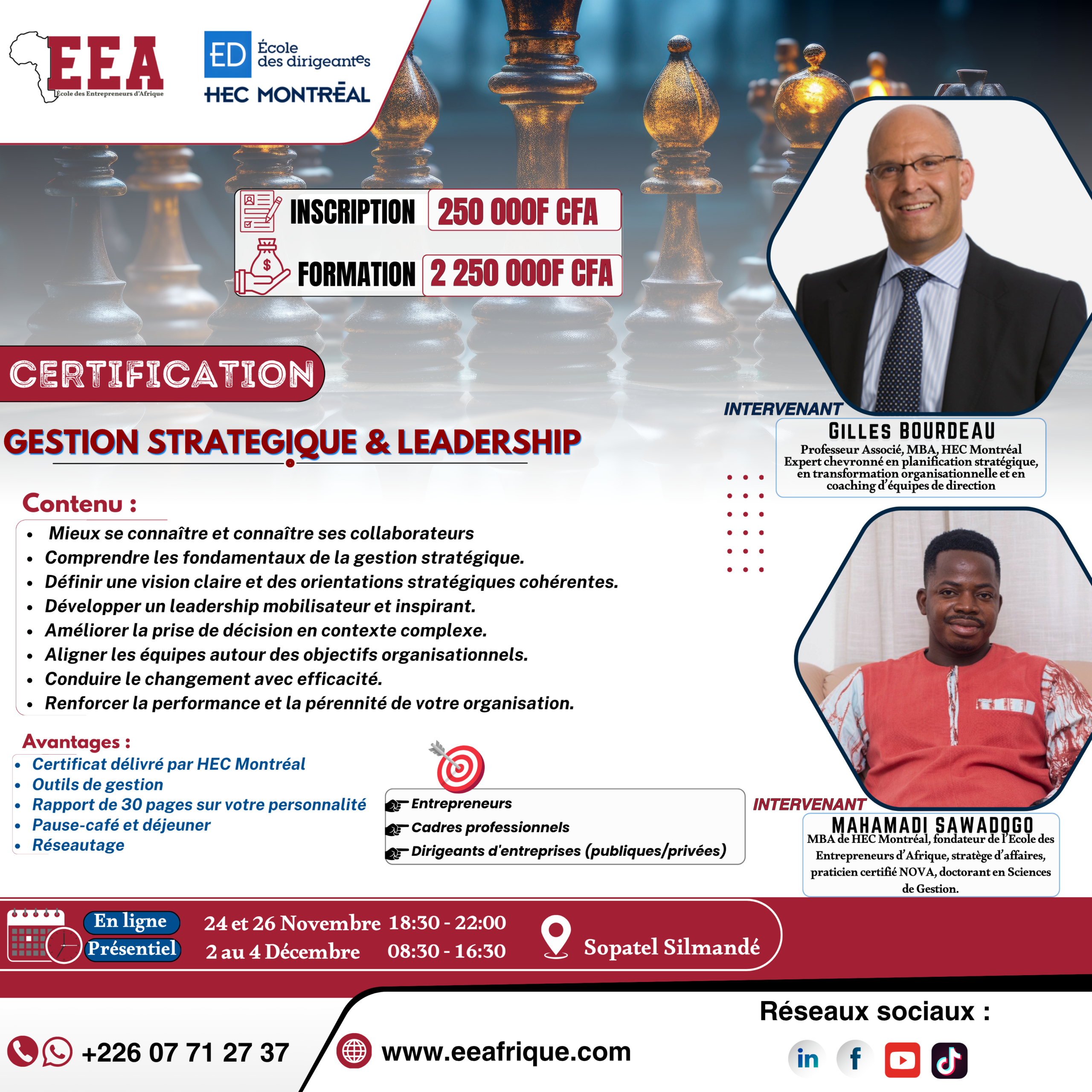 Gestion Stratégique & Leadership Intervenant 1